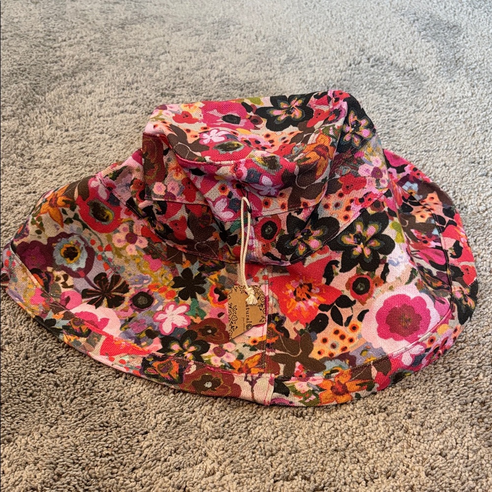 NATURAL LIFE Floral Multicolor Bucket Hat